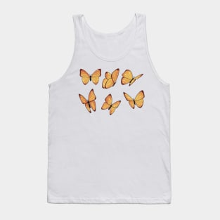 Yellow butterfly sticker pack Tank Top